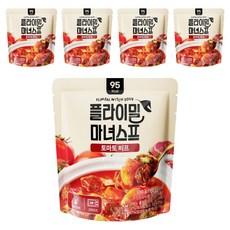 플라이밀 마녀스프 토마토 비프, 300g, 5개