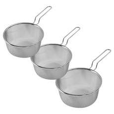 GREENDOOR 不鏽鋼圓形濾網 韓國製造 3件組, 1個