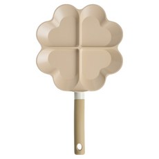 트루쿡 인덕션 IH 세라믹 4구 하트 후라이 에그팬, 1개, 25cm