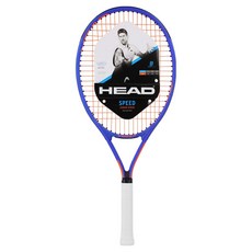 HEAD 海德 SPEED JR 25 105 16 x 19 青少年網球拍 240g, 鈷藍色 + 橘色, 1個