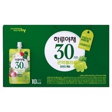 Haruyachae hy 每日蔬菜 蒟蒻果凍 青葡萄羽衣甘藍 10入, 130g, 1個