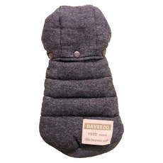 SassyDog 雙面穿外套, 黑色, 1個