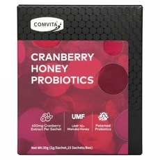 COMVITA 康維他 UMF10+ 蔓越莓蜂蜜益生菌 15包, 30g, 1套