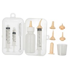 둥둥펫 반려동물 젖병 약먹이기 피딩용 주사기 6종 세트, 혼합색상, 1세트