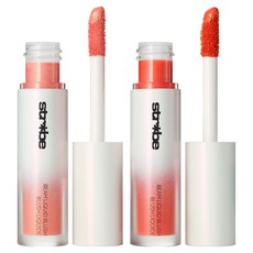 맥 메타모포시스 컬렉션 와일디스트 빔즈 스트롭 리퀴드 블러쉬 콤보 세트, 아이스 글림, 애프리콧 젤리, 1세트