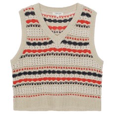 Thursday Island 女款V領撞色針織背心 T262MVT139W