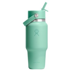 하이드로플라스크 와이드 플렉스 스트로 트래블보틀 텀블러, 머메이드 그린, 1개, 709ml
