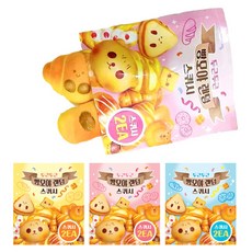 agaplus 擬真迷你麵包軟軟捏捏樂 隨機出貨 2入, 4個