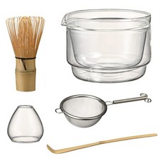 HARIO 好璃奧 抹茶茶具組, 透明, 1套