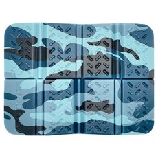 LIBERO 초경량 택티컬 카모 컴팩트 매트, 블루