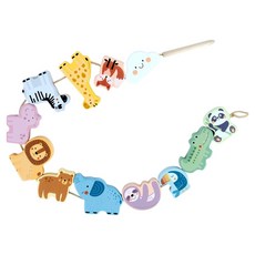TOOKY TOY 拓客 粉彩串珠動物穿線組, 1套