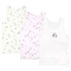 Maykids 無螢光 花朵夢境 莫代爾背心 3件組