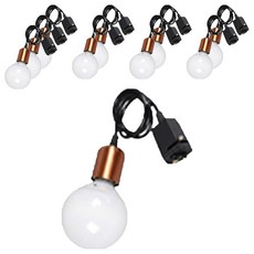 케이시조명 자유봉 레일 펜던트 10p, 로즈골드