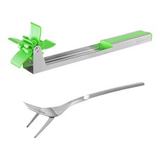 Dailygongam 西瓜切割器 2件組, 1套, 切刀 + 叉子