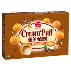 義美 小泡芙 香焙咖啡, 171g, 1個