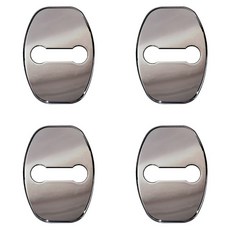 CARTEM 車門鎖扣蓋 4入, 黑鉻