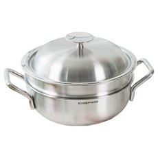 CHEFWIN 304 五層不鏽鋼蓋多合一智能料理鍋套組