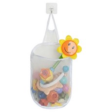 베냥미 걸이형 욕실 장난감 정리 그물망, 화이트, 1개