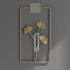 Sunbit Ranya 金色框架壁掛式花瓶 方形, B