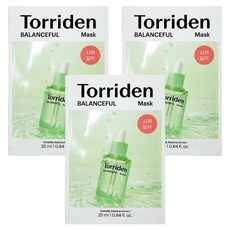 토리든 밸런스풀 시카 마스크, 1개입, 3개