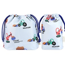 semoms 束口袋2件組, 砂石車朋友