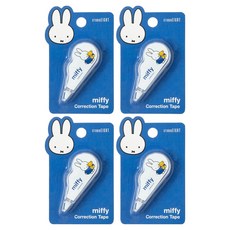 스튜디오에잇 미피 미니 수정 테이프 5mm x 3m, 블루, 4개