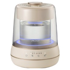 Shinil 信一 加熱式水觀賞加濕器, 象牙白
