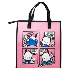 Pochacco 帕恰狗 無紡布保溫袋 30L, 粉色, 1個