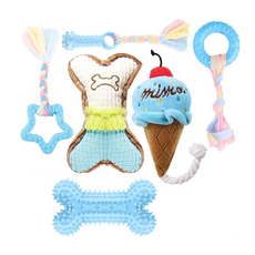 Green Hug 快樂狗狗磨牙拉扯遊戲玩具6件組