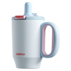 bablov 花伴森 Lucky 316雙飲把手保溫杯, 海風郵件, 1個, 680ml