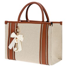 끄레앙 여성용 노트북수납 캔버스 텀블러 토트백 + 키링 세트 H775