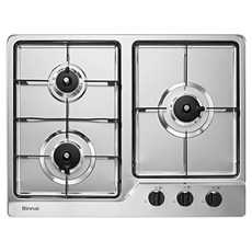 린나이 빌트인 쿡탑 가스레인지 3구 방문설치, RBR-S3603DIJ, LNG