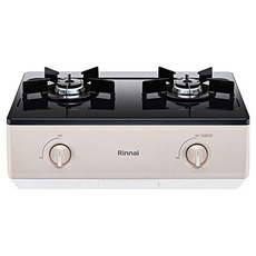 린나이 AA스탠드형 가스레인지 매트 샌드 베이지 2구 방문설치, LNG