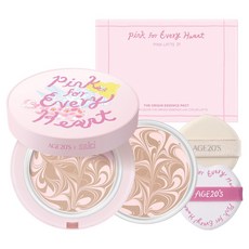 에이지투웨니스 핑크 포 에브리 하트 디오리진 에센스 쿠션 본품 + 리필 세트, 1세트, 핑크 라떼 21