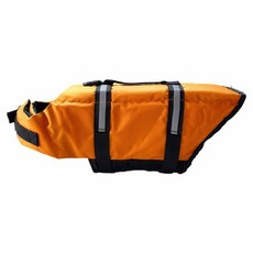 DING DONG PET 小狗縫線救生衣, 黃色, 1個