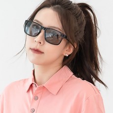 WONDER OFF Typhoon 變色偏光鏡面高爾夫釣魚駕駛跑步運動太陽眼鏡, 亮面黑 煙灰色 RAIN, 1個