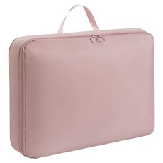 德普羅商務 超強壓縮衣物棉被收納手提袋 粉紅色