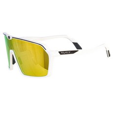 루디프로젝트 스핀쉴드 선글라스, 화이트 매트 + 멀티레이저 골드, 1개