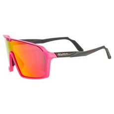 루디프로젝트 스핀쉴드 선글라스, 핑크 플루오 블랙 매트 + 멀티레이저 레드, 1개