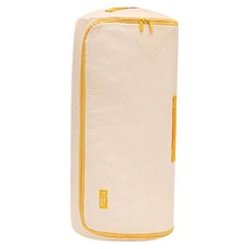 德普羅商務 圓筒形棉被衣物壓縮收納袋 黃色