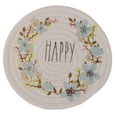 마켓감성 프로방스 패브릭 테이블코스터, 타입2, 1개