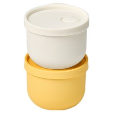 sillymann ICWAY 矽膠冷凍飯碗 2款 x 350ml 套組