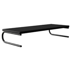 더플로우커머스 모니터 받침대 소형, 검정프레임 + 검정