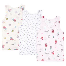 Maykids 無螢光 Coral Sweet Girl 莫代爾背心 3件組