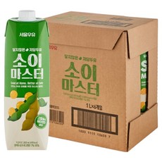 서울우유 소이마스터 두유, 6개, 1L