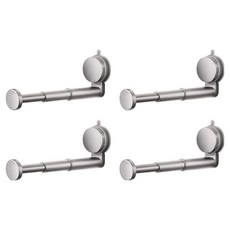 Apnalchangchang 吸盤式衣架掛架, 灰色, 4個