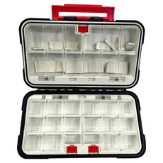 SRF 多功能釣具盒 釣魚配件收納盒, 1個, 黑色