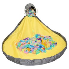 Beyangmi 玩具整理遊戲墊, 灰色, 1個