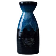 Daparang 奧妙藍復古陶瓷清酒瓶 1號 HJ1394, 1個