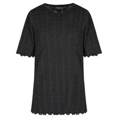 크로커다일 여성용 체형 커버 셋업 라운드 티셔츠 CLDM-TS104